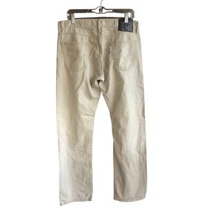 SALE Levi’s 514 Straight Fit Tan Beige Jeans size 34x32